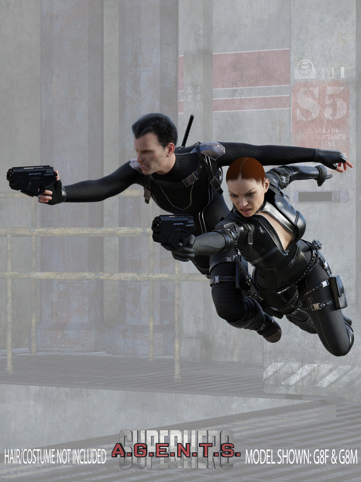 SuperHero Agents for G8F and G8M Volume 4 by N/A