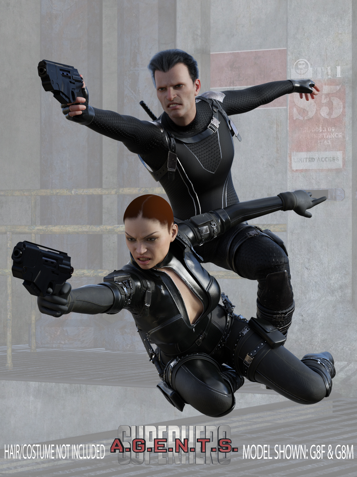 SuperHero Agents for G8F and G8M Volume 4 by N/A
