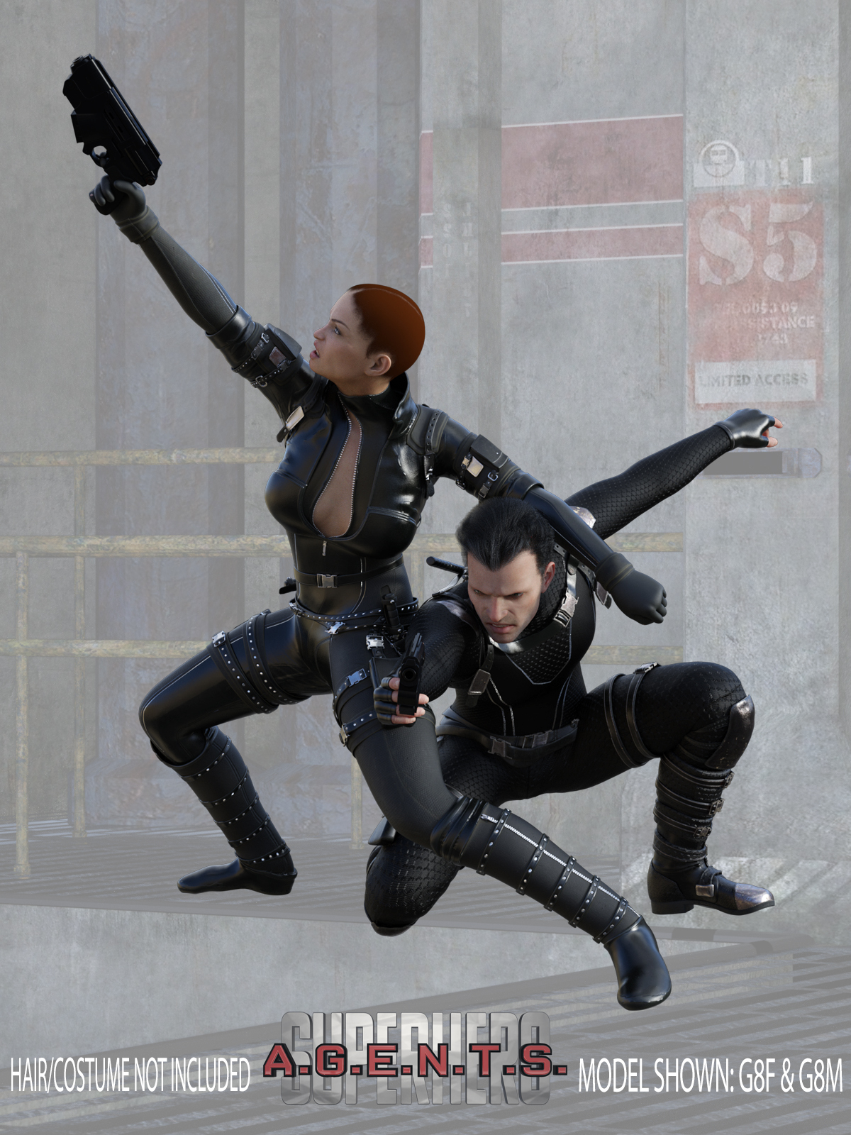 SuperHero Agents for G8F and G8M Volume 4 by N/A