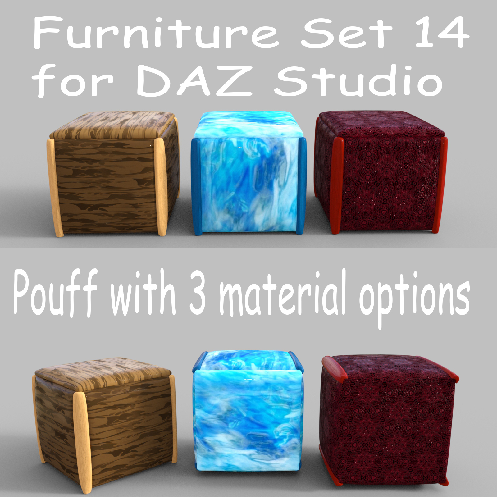 Furniture Set 14 for DAZ Studio by N/A