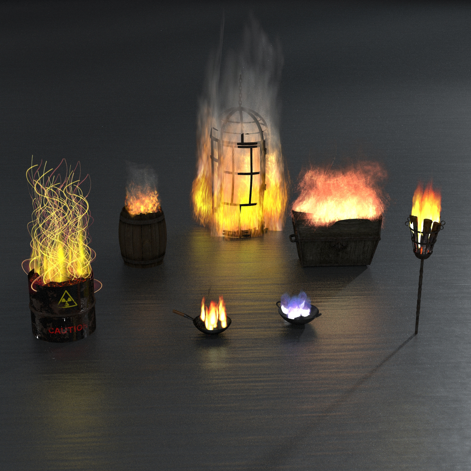 Animated fire and flames by N/A