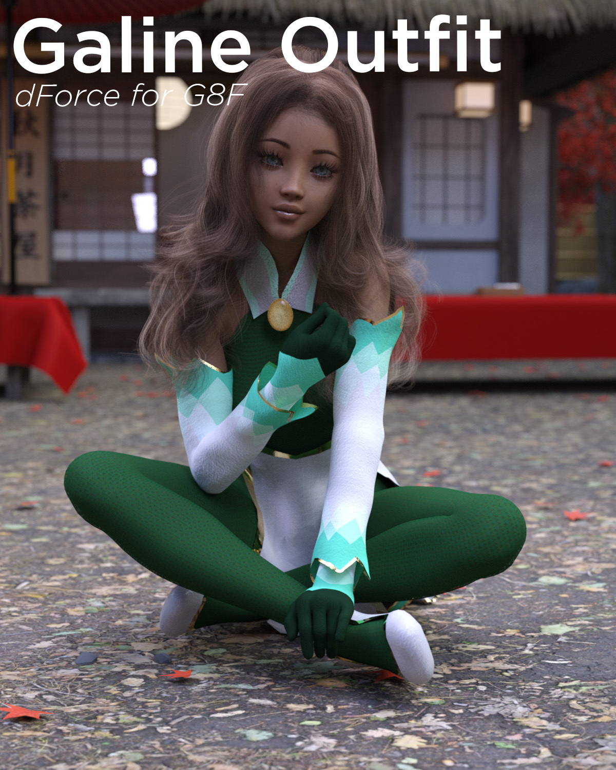 dForce Galine Outfit for G8F by N/A