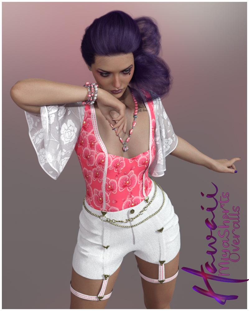 Hawaii Miya Shorts Overalls G8F by N/A