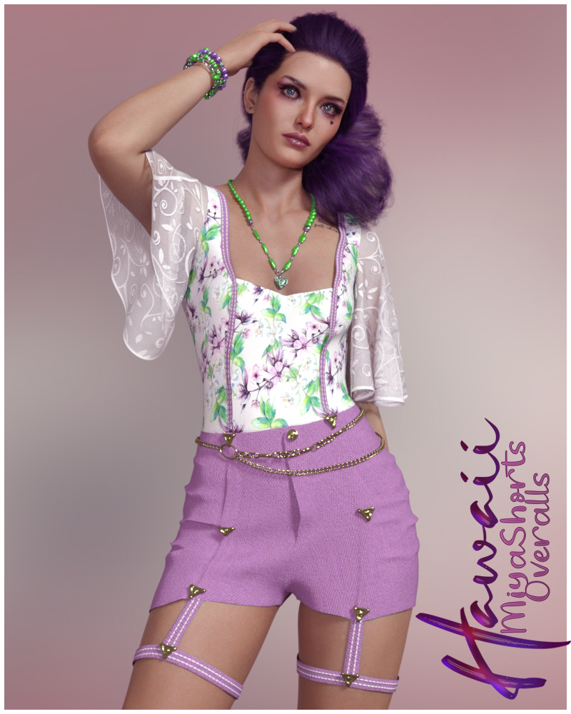 Hawaii Miya Shorts Overalls G8F by N/A