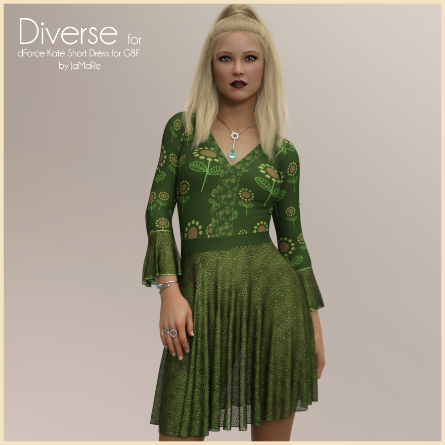 Diverse for dForce Kate Short Dress by N/A