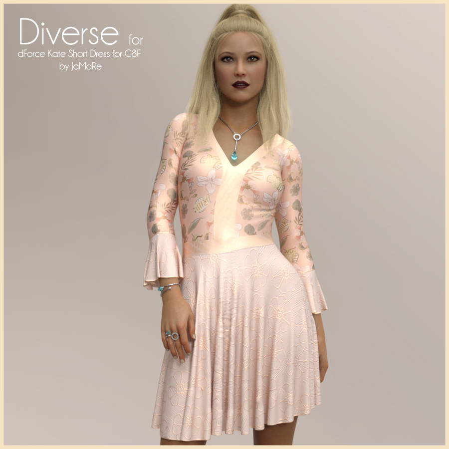 Diverse for dForce Kate Short Dress by N/A