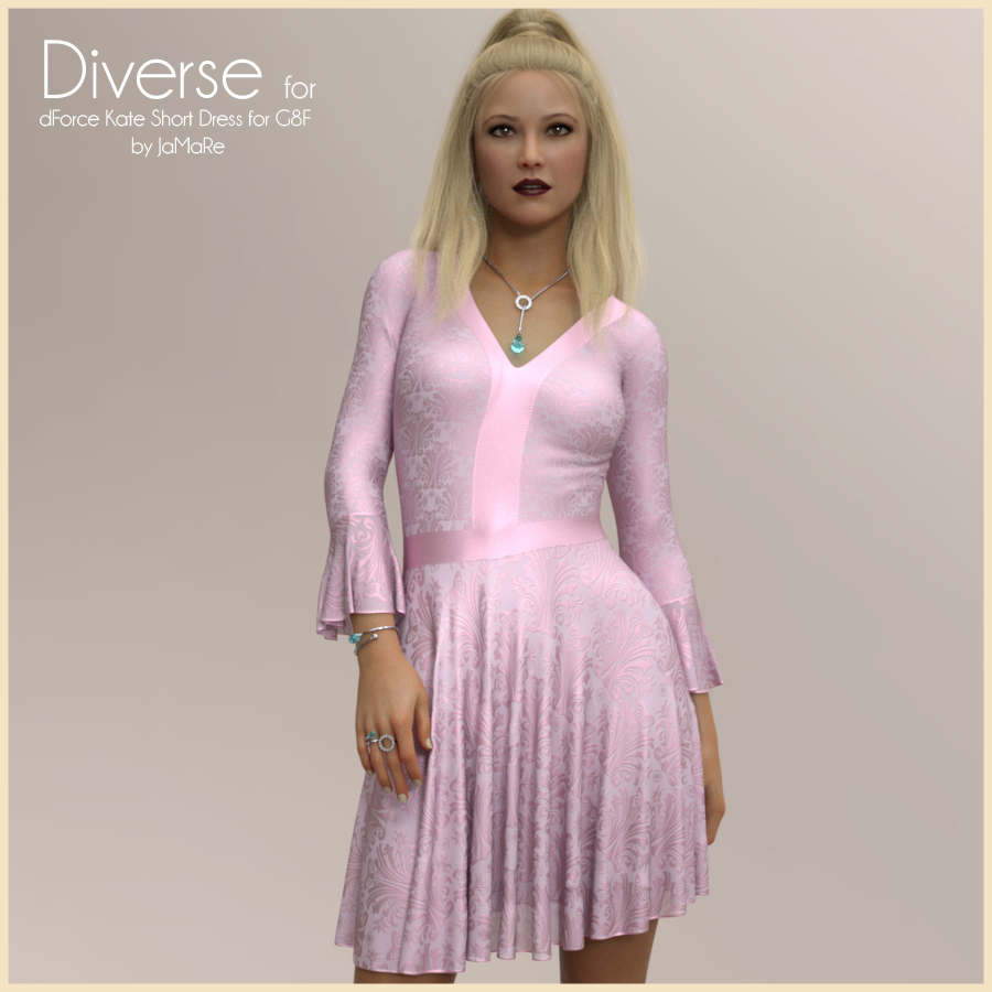 Diverse for dForce Kate Short Dress by N/A