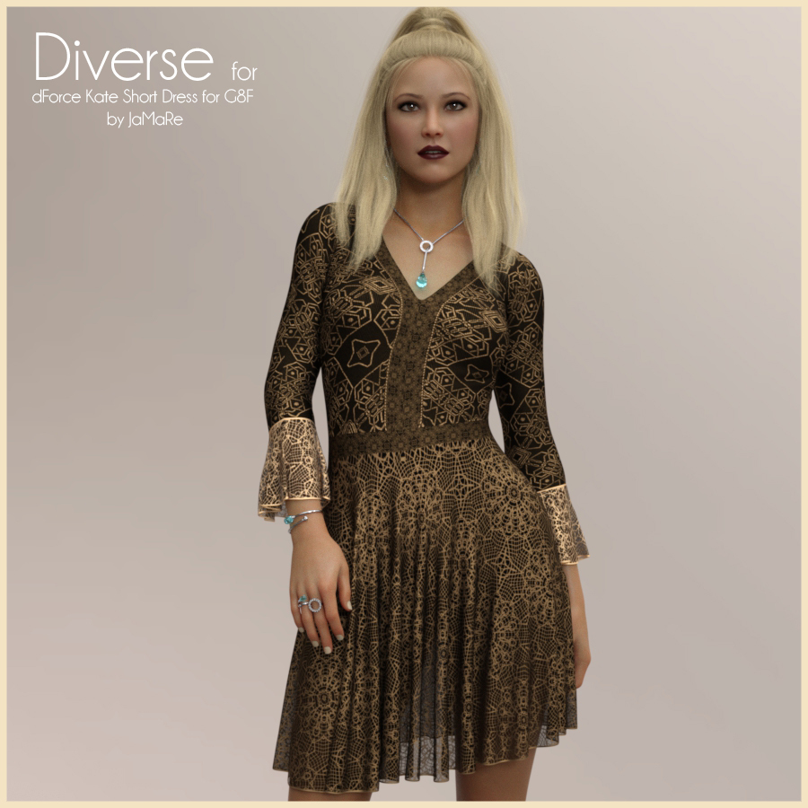 Diverse for dForce Kate Short Dress by N/A