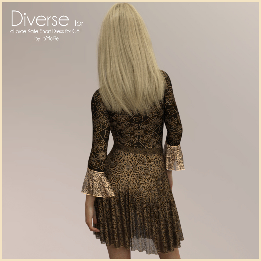 Diverse for dForce Kate Short Dress by N/A