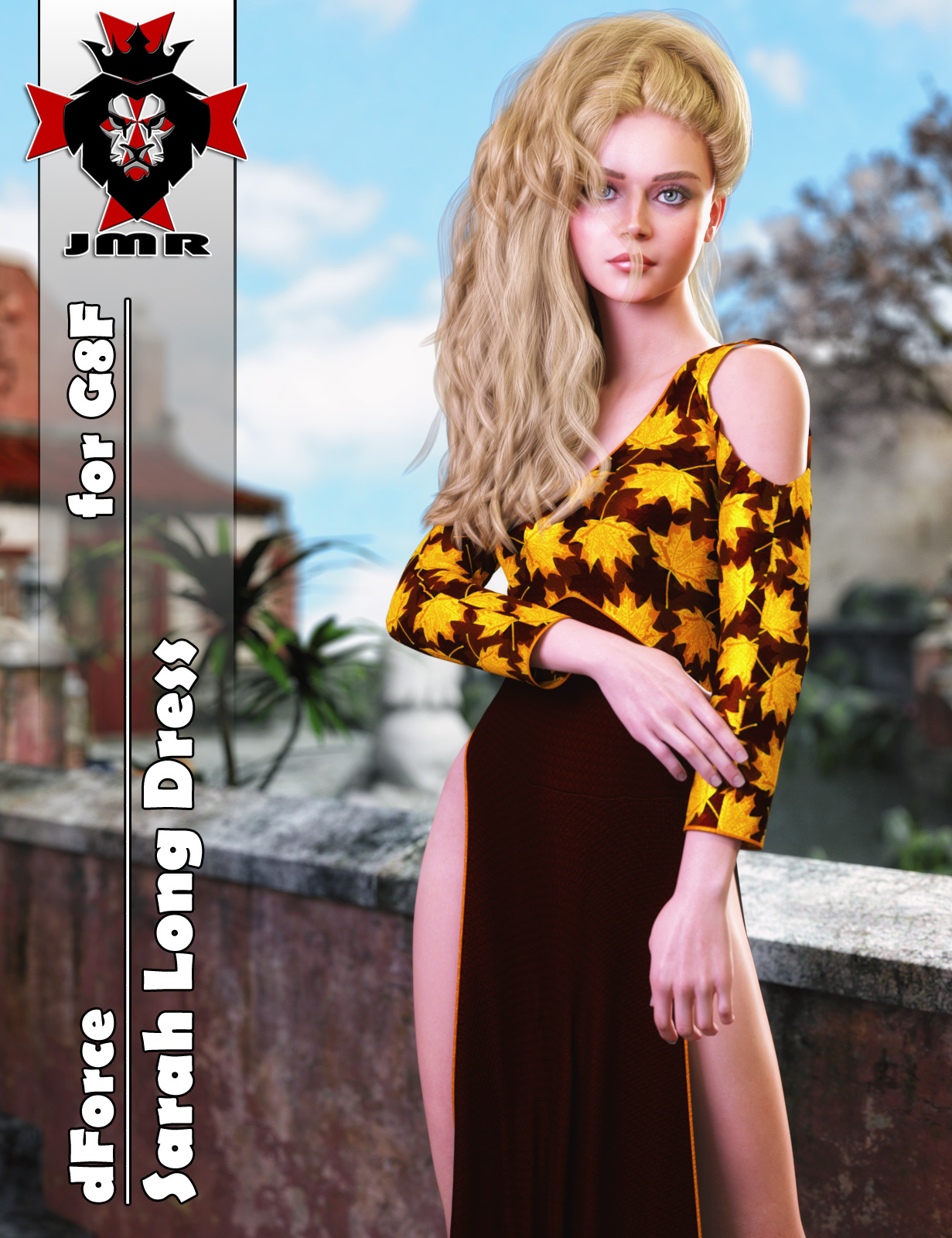 JMR dForce Sarah Long Dress for G8F by N/A