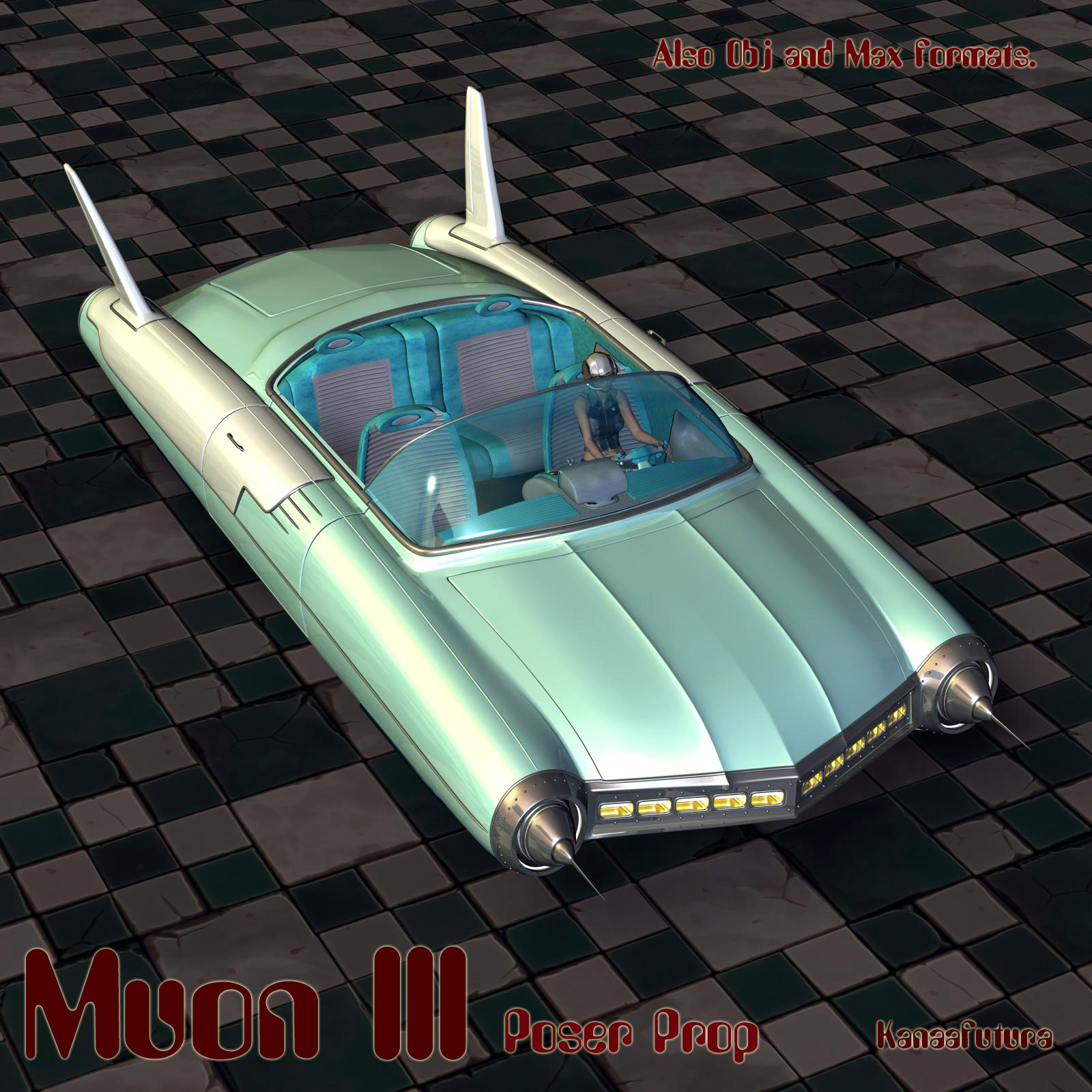 Muon III - Flying Car for Poser by N/A