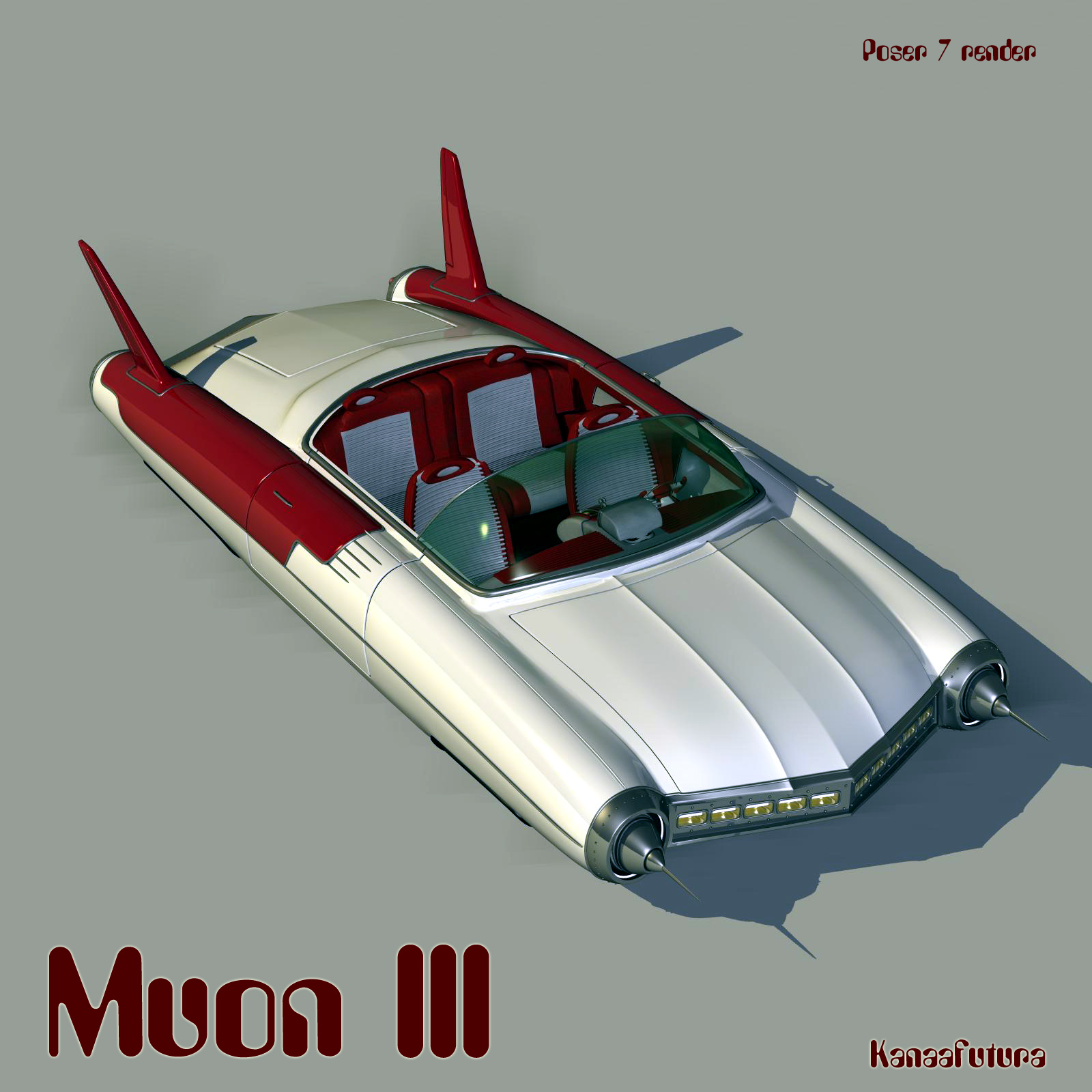 Muon III - Flying Car for Poser by N/A