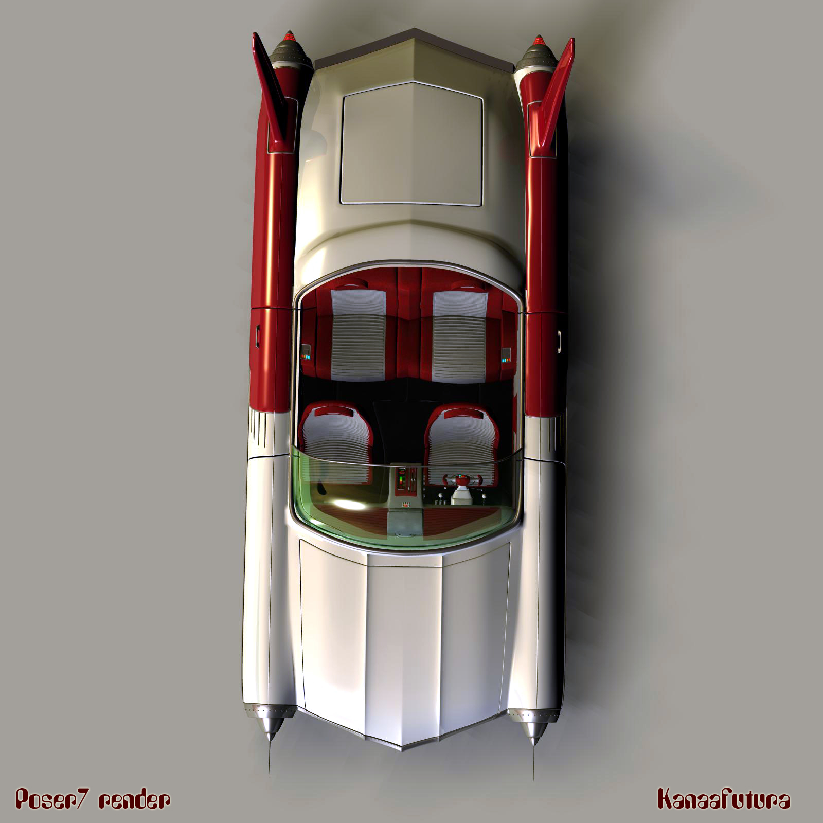 Muon III - Flying Car for Poser by N/A