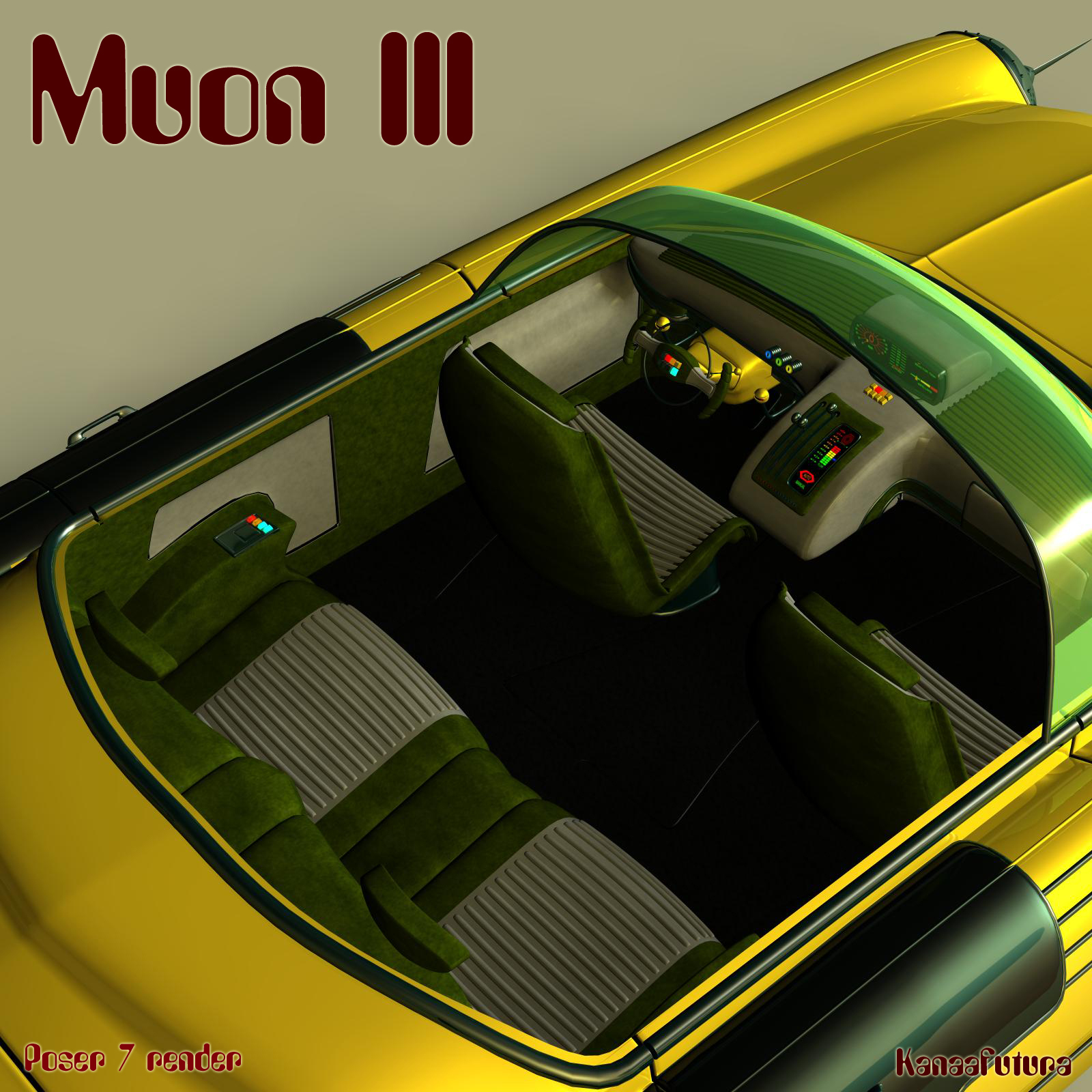 Muon III - Flying Car for Poser by N/A