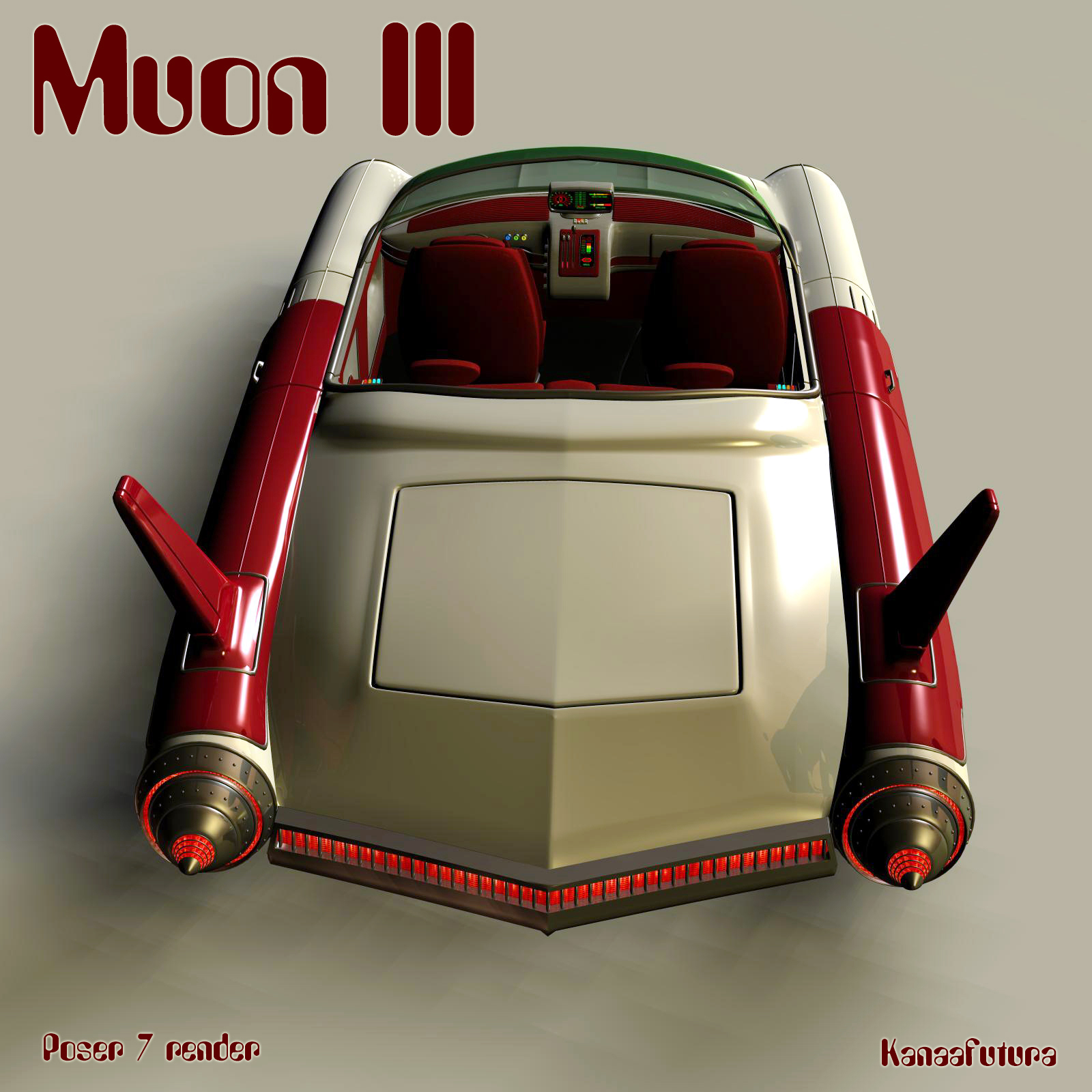 Muon III - Flying Car for Poser by N/A