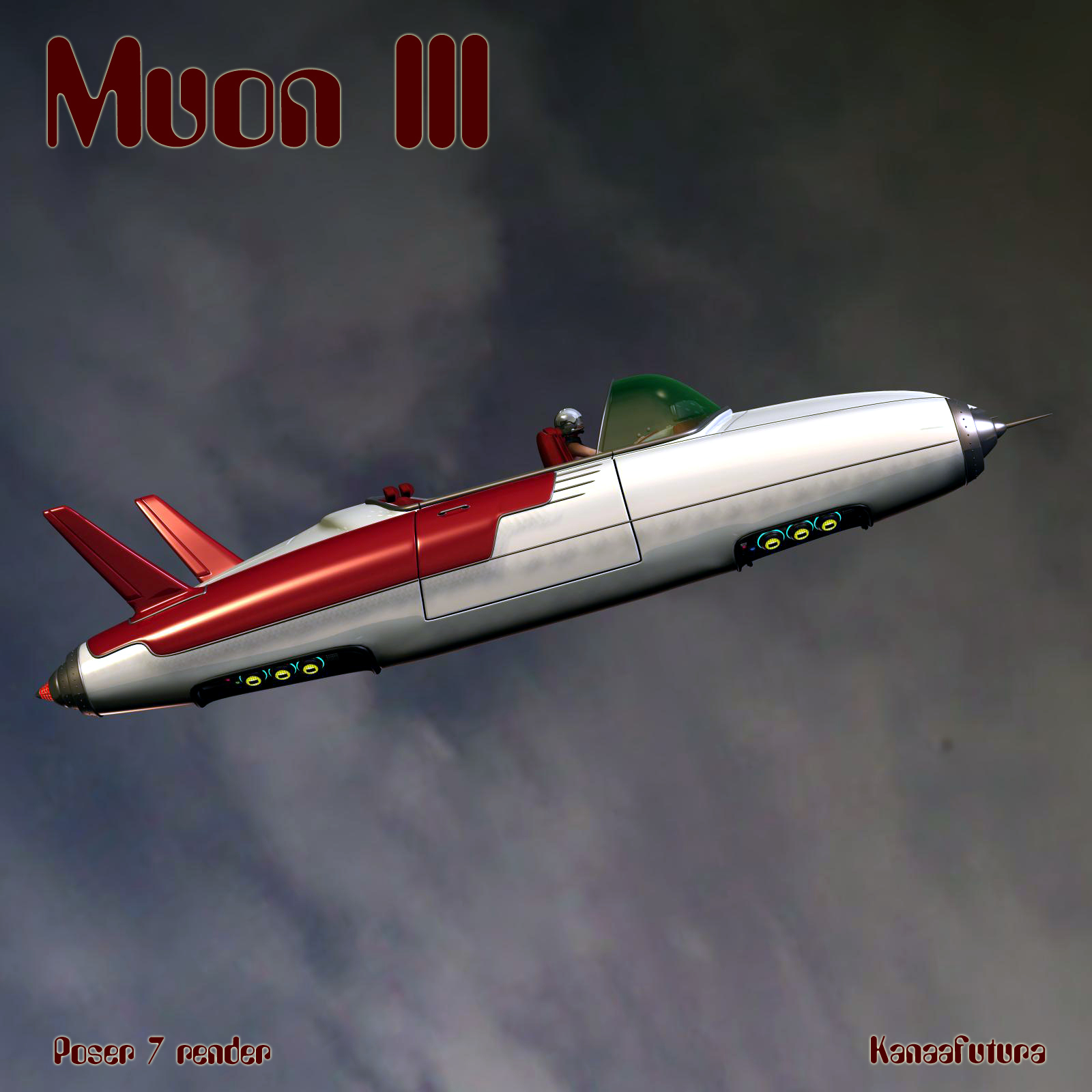 Muon III - Flying Car for Poser by N/A