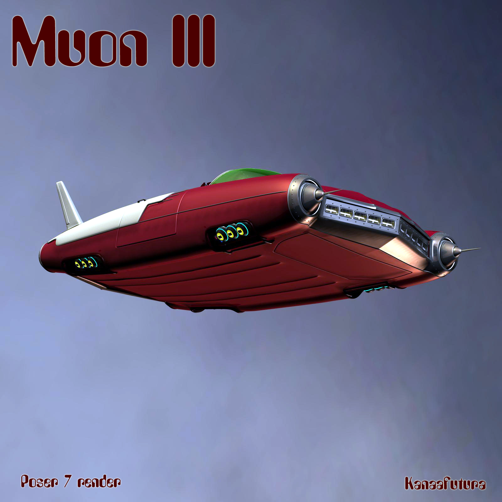 Muon III - Flying Car for Poser by N/A