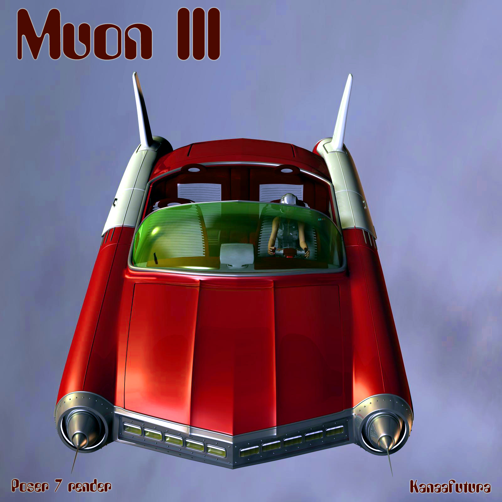 Muon III - Flying Car for Poser by N/A