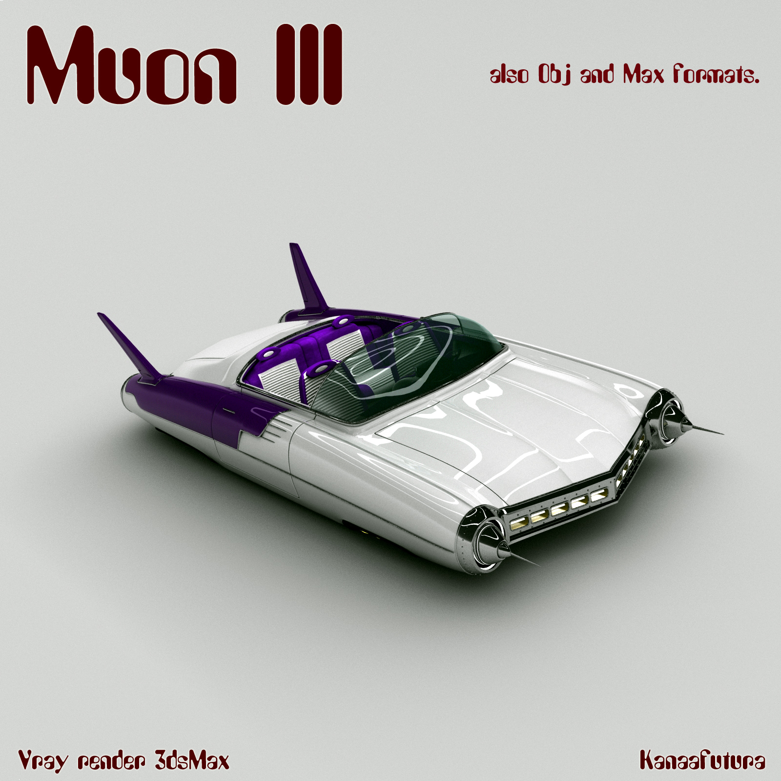 Muon III - Flying Car for Poser by N/A