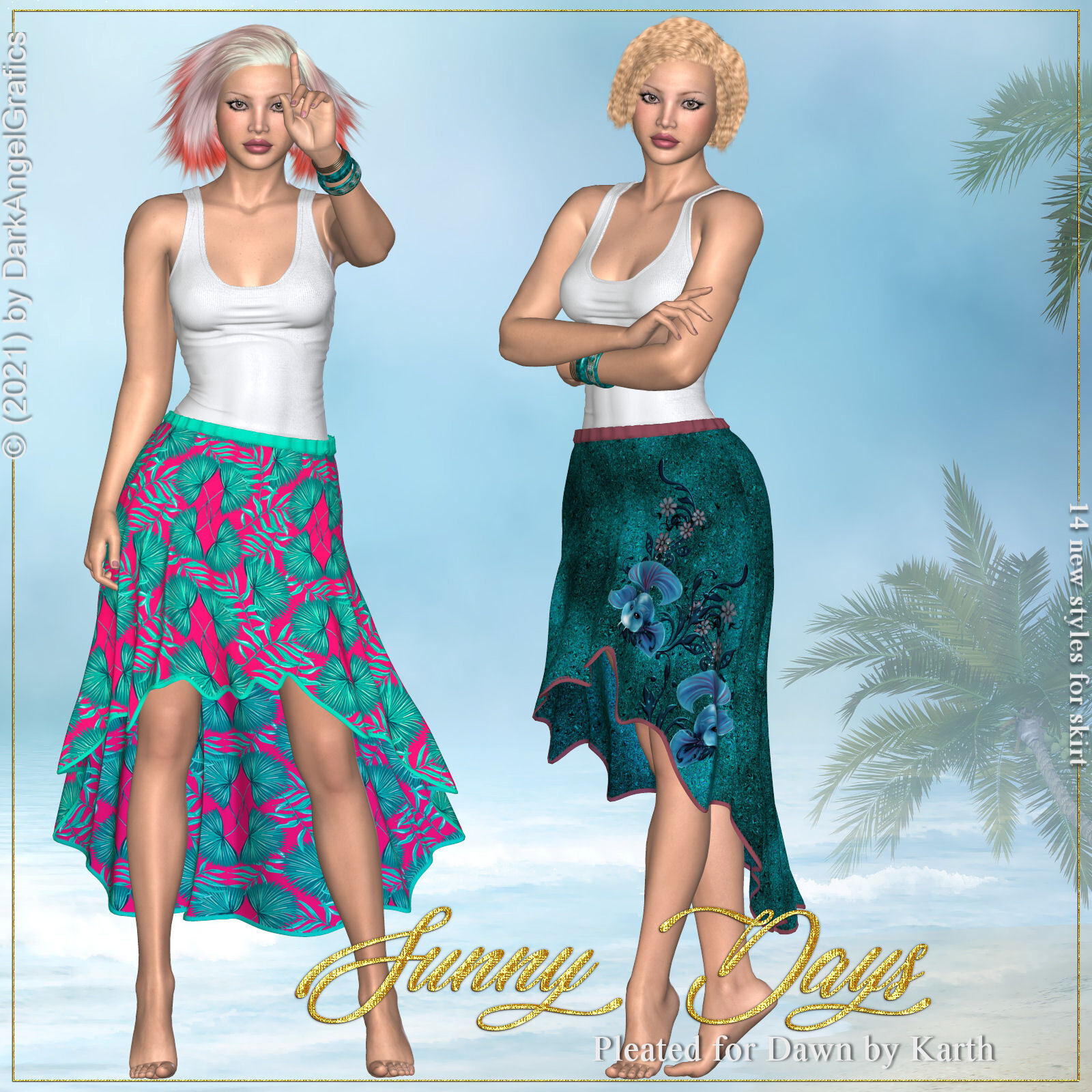 DA-Sunny Days for Pleated for Dawn by N/A