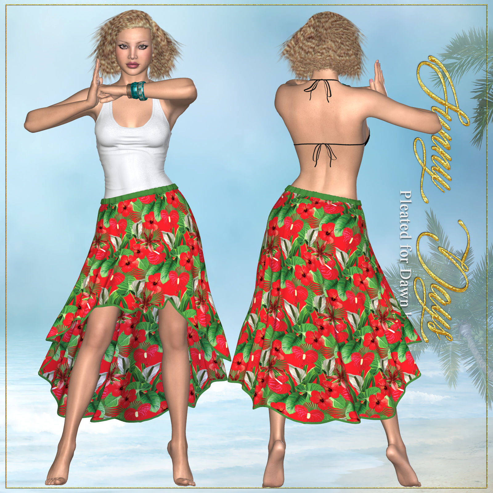 DA-Sunny Days for Pleated for Dawn by N/A