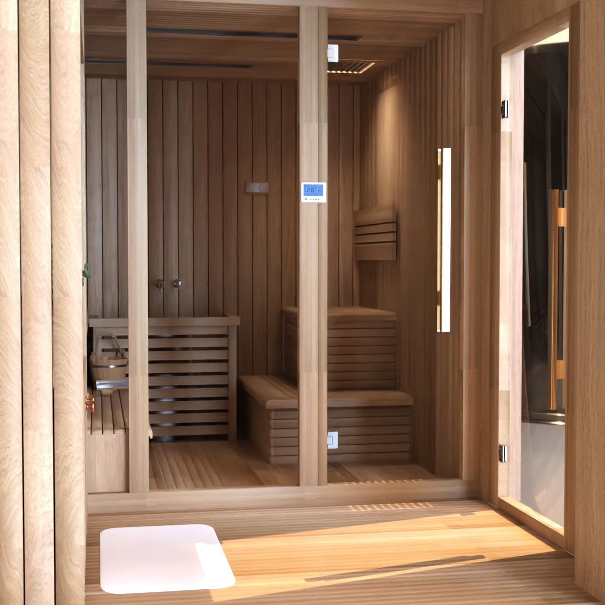 Modern Sauna Room by N/A
