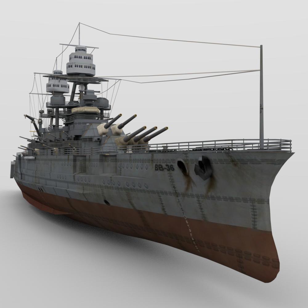 USS Nevada BB-36 for DAZ Studio by N/A