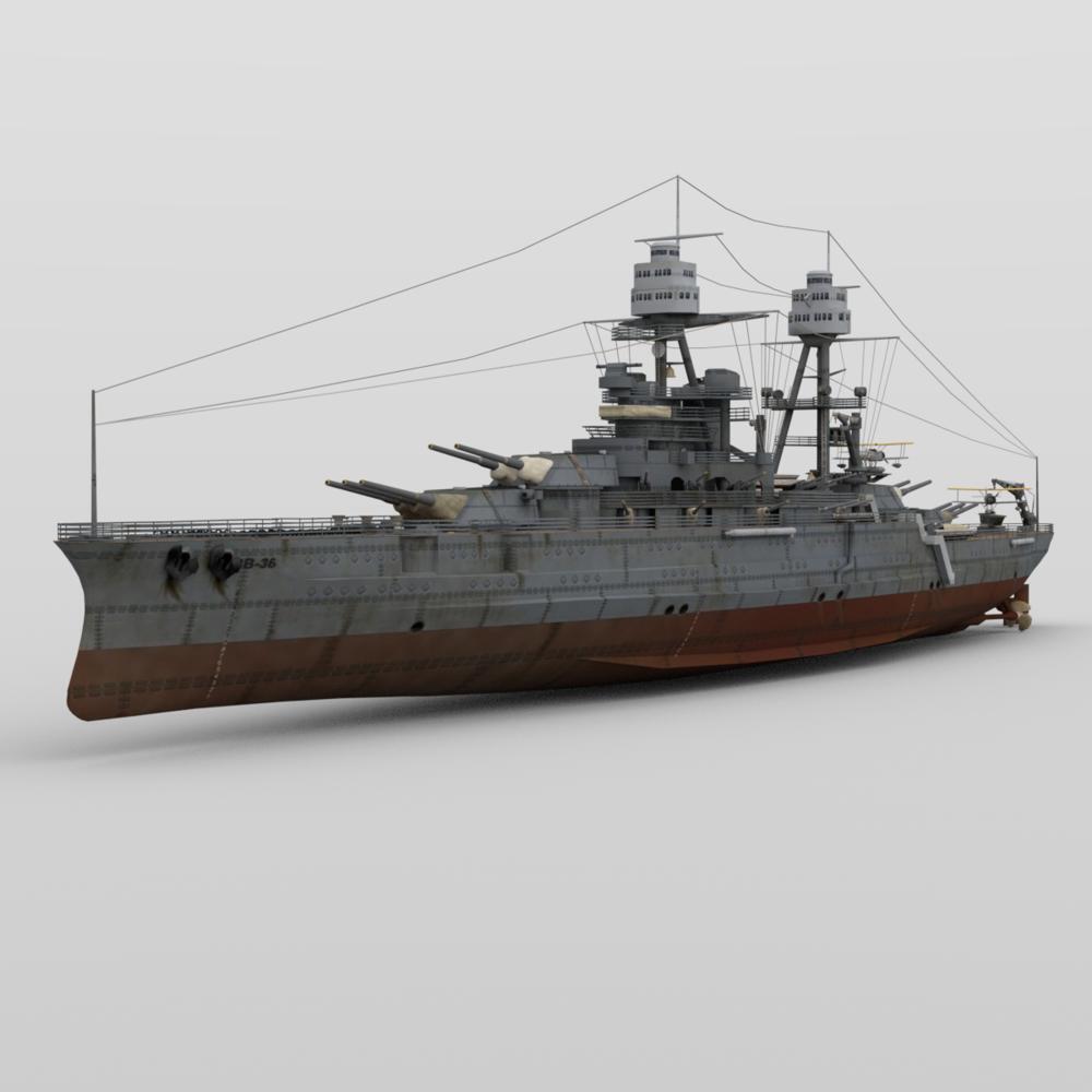 USS Nevada BB-36 for DAZ Studio by N/A