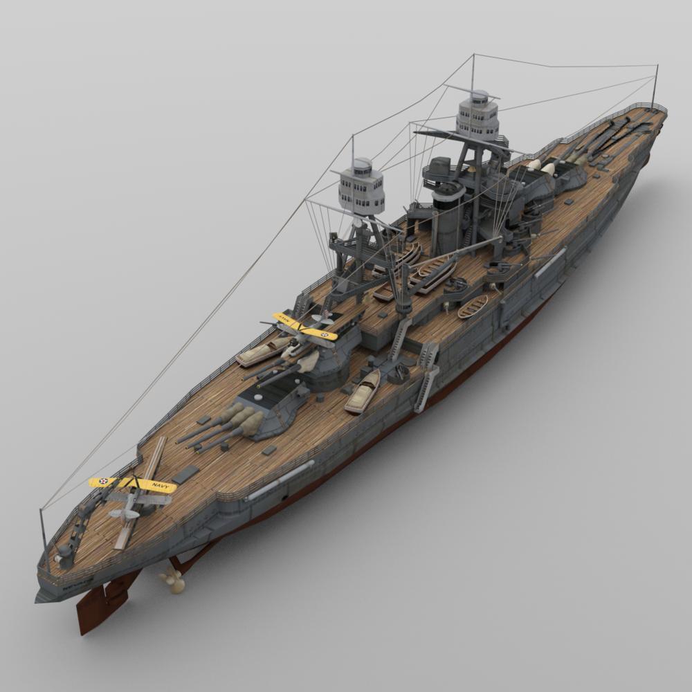 USS Nevada BB-36 for DAZ Studio by N/A