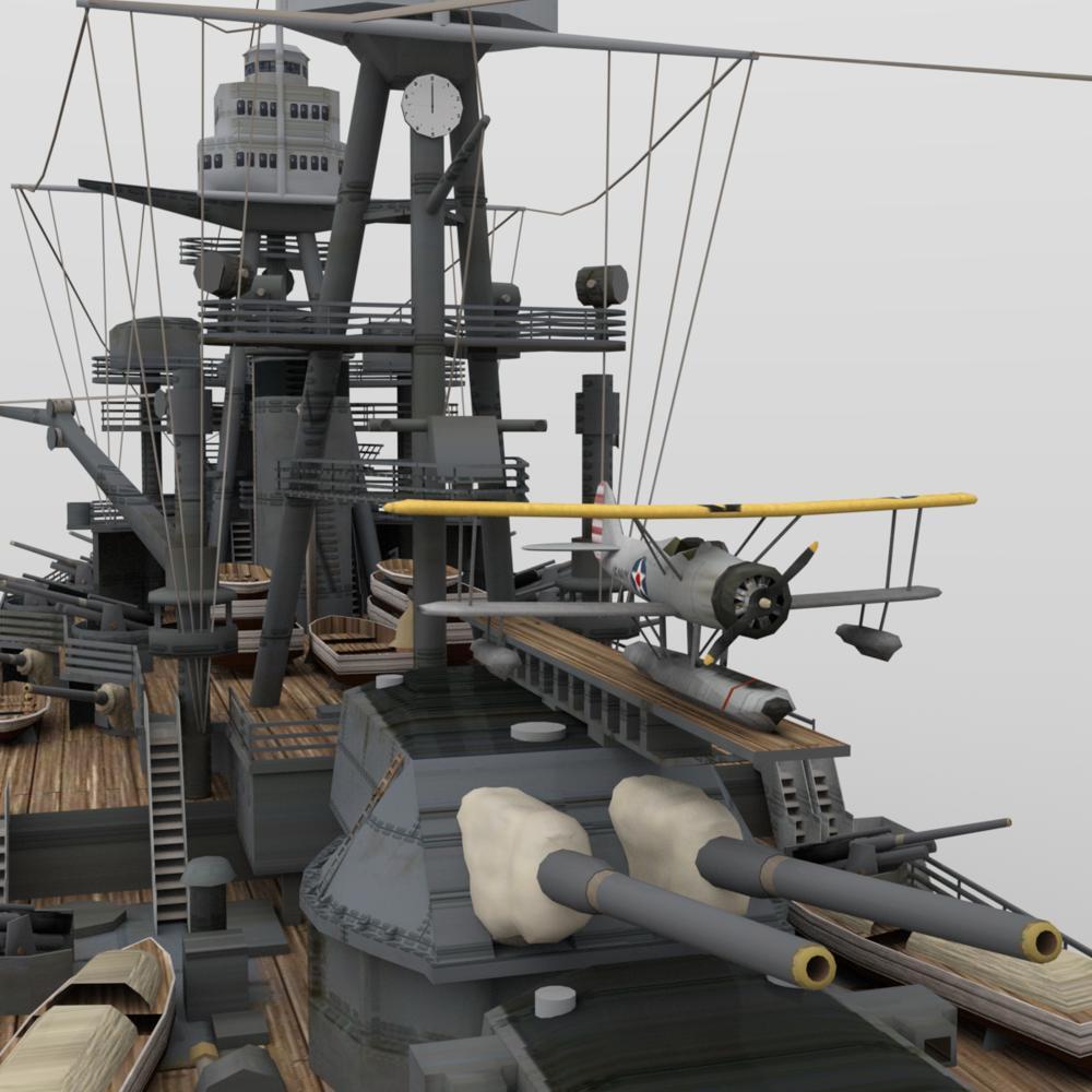 USS Nevada BB-36 for DAZ Studio by N/A