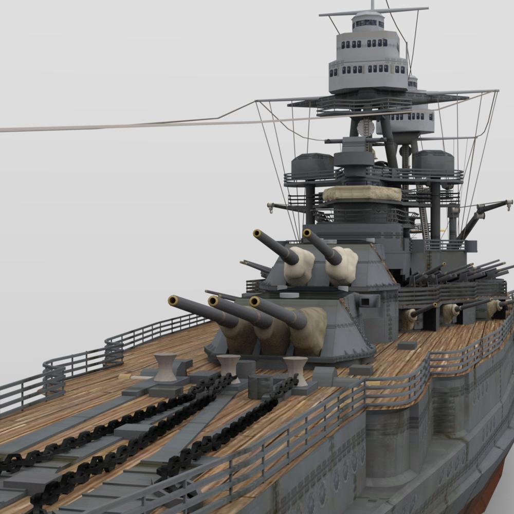 USS Nevada BB-36 for DAZ Studio by N/A