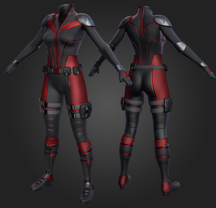 fantasy anime outfit 8 _ Ninja Assassin _ for G8F by N/A
