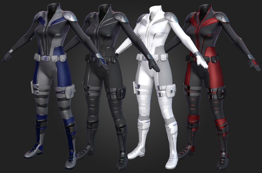 fantasy anime outfit 8 _ Ninja Assassin _ for G8F by N/A
