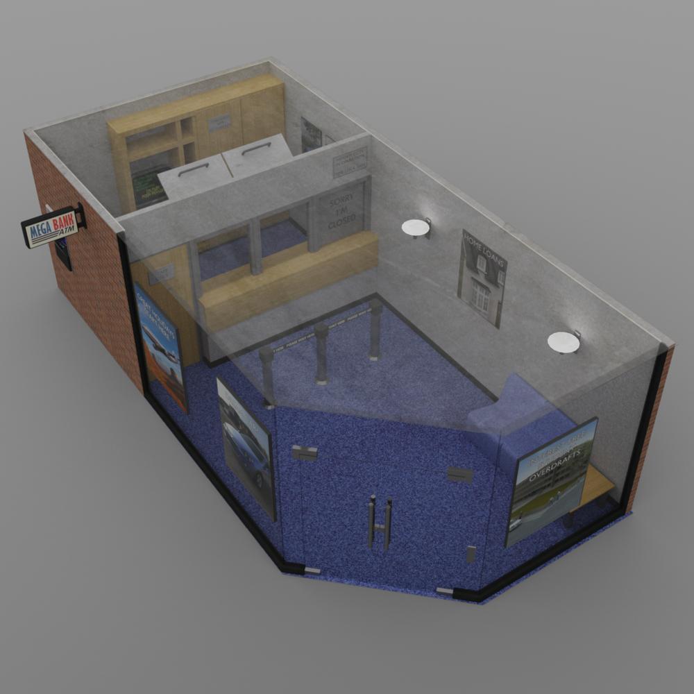 Modern Bank for DAZ Studio by N/A