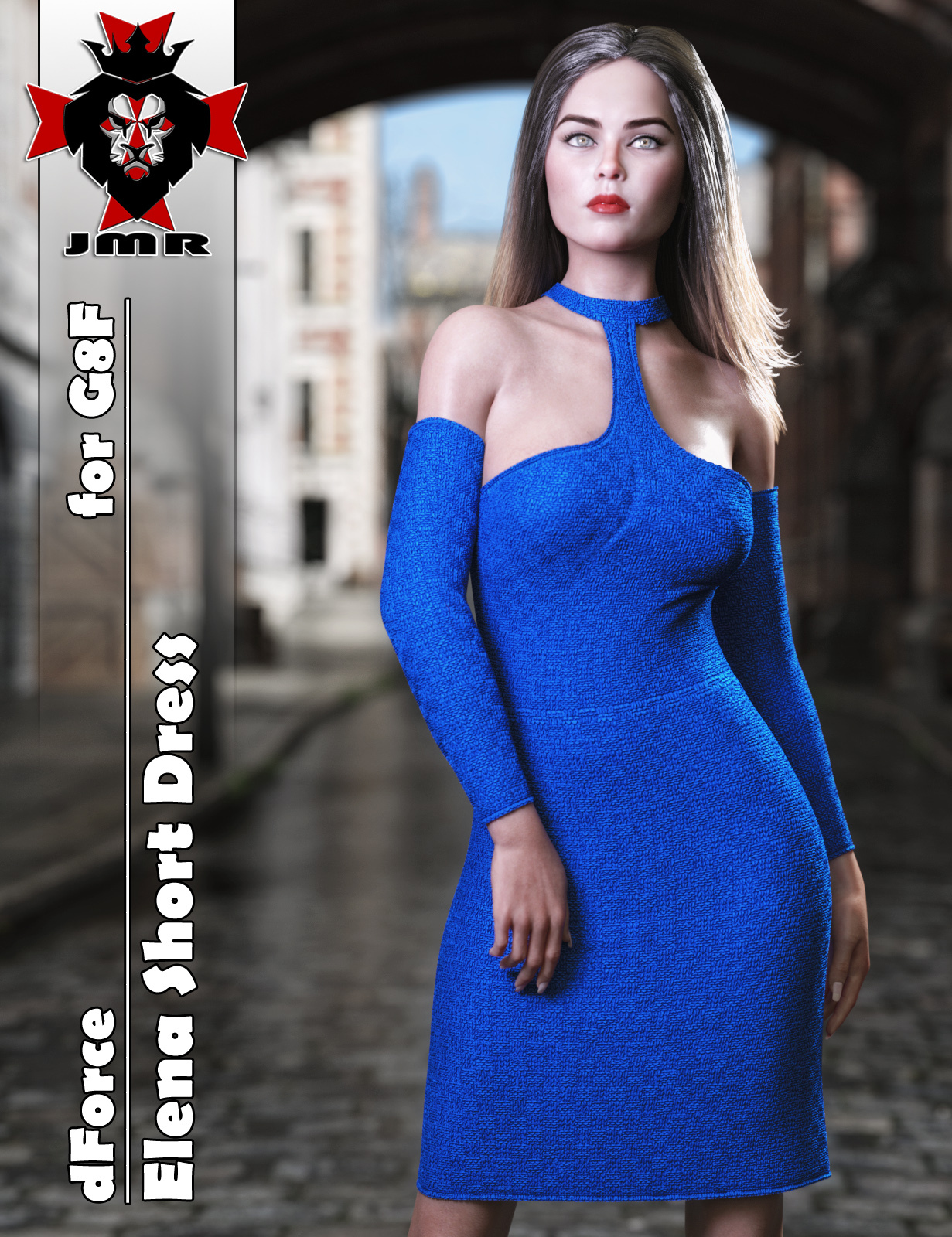 JMR dForce Elena Short Dress for G8F by N/A