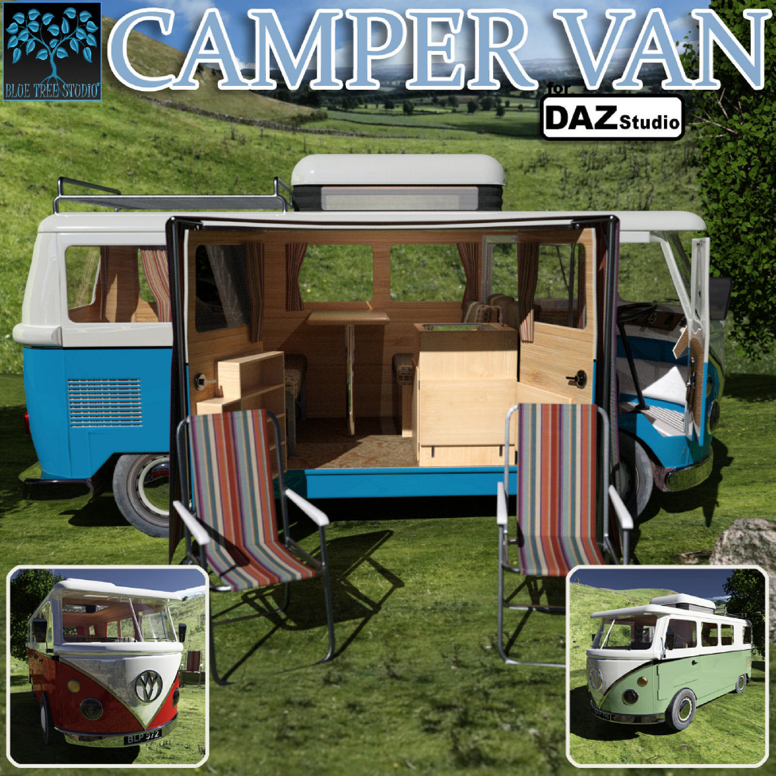 Camper Van for Daz Studio by N/A