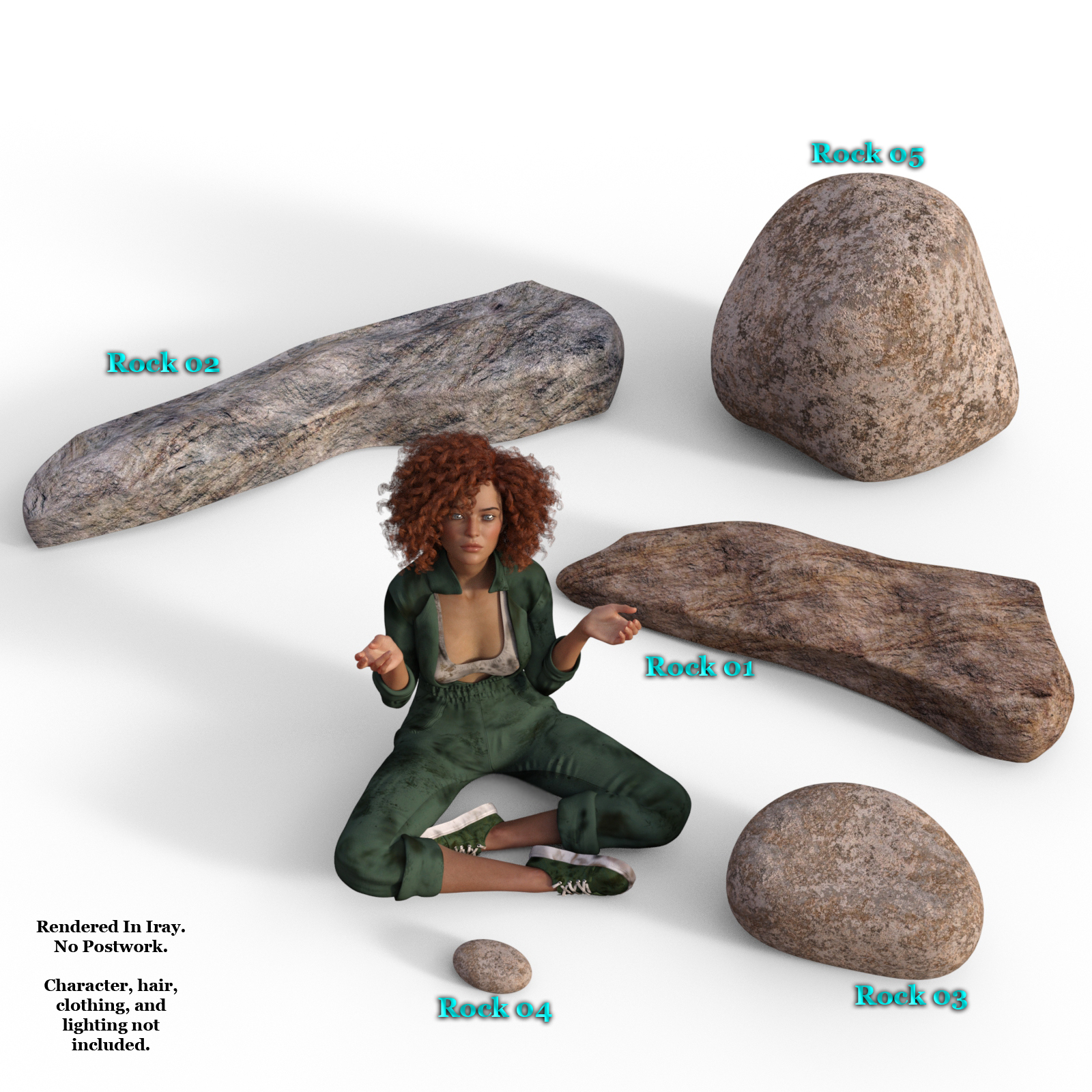Rocky Ground Tileable Prop For Daz Studio Iray by N/A