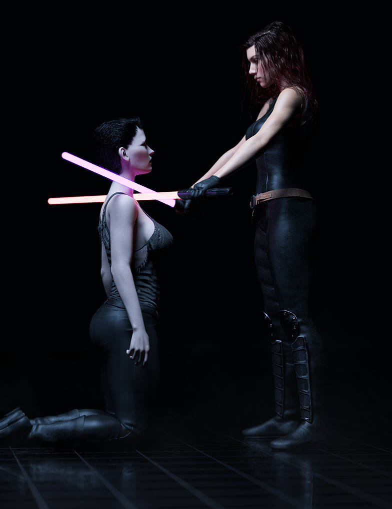 Sci-Fi Lightblade Pose Pack for G8F by N/A