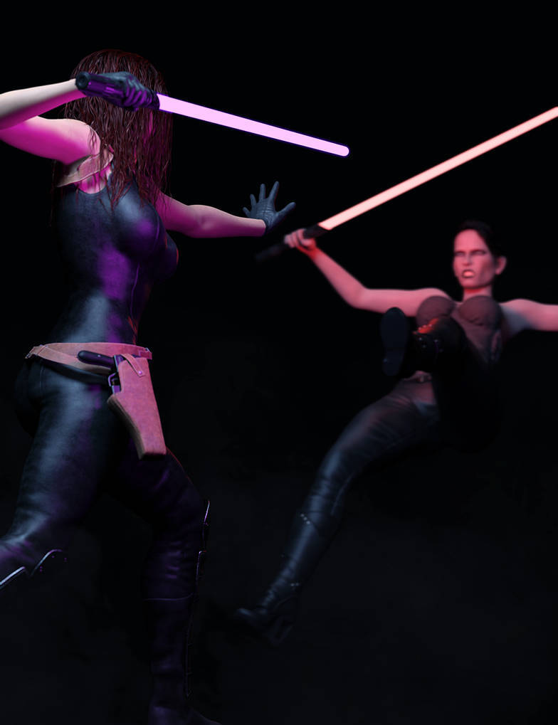 Sci-Fi Lightblade Pose Pack for G8F by N/A