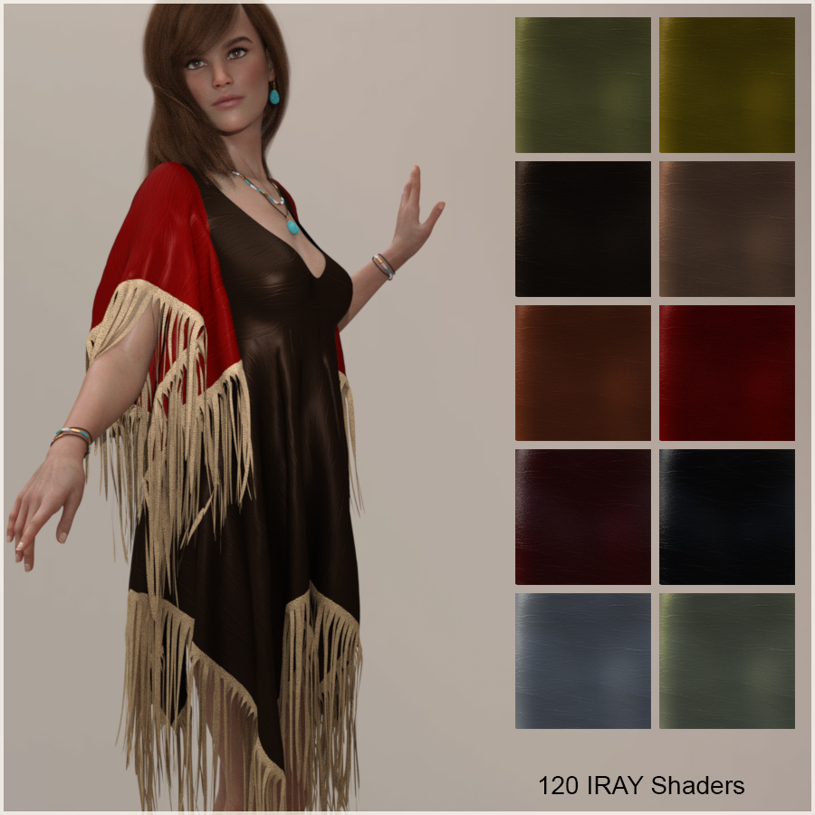 Leather and Suede IRAY Shaders 2 by N/A
