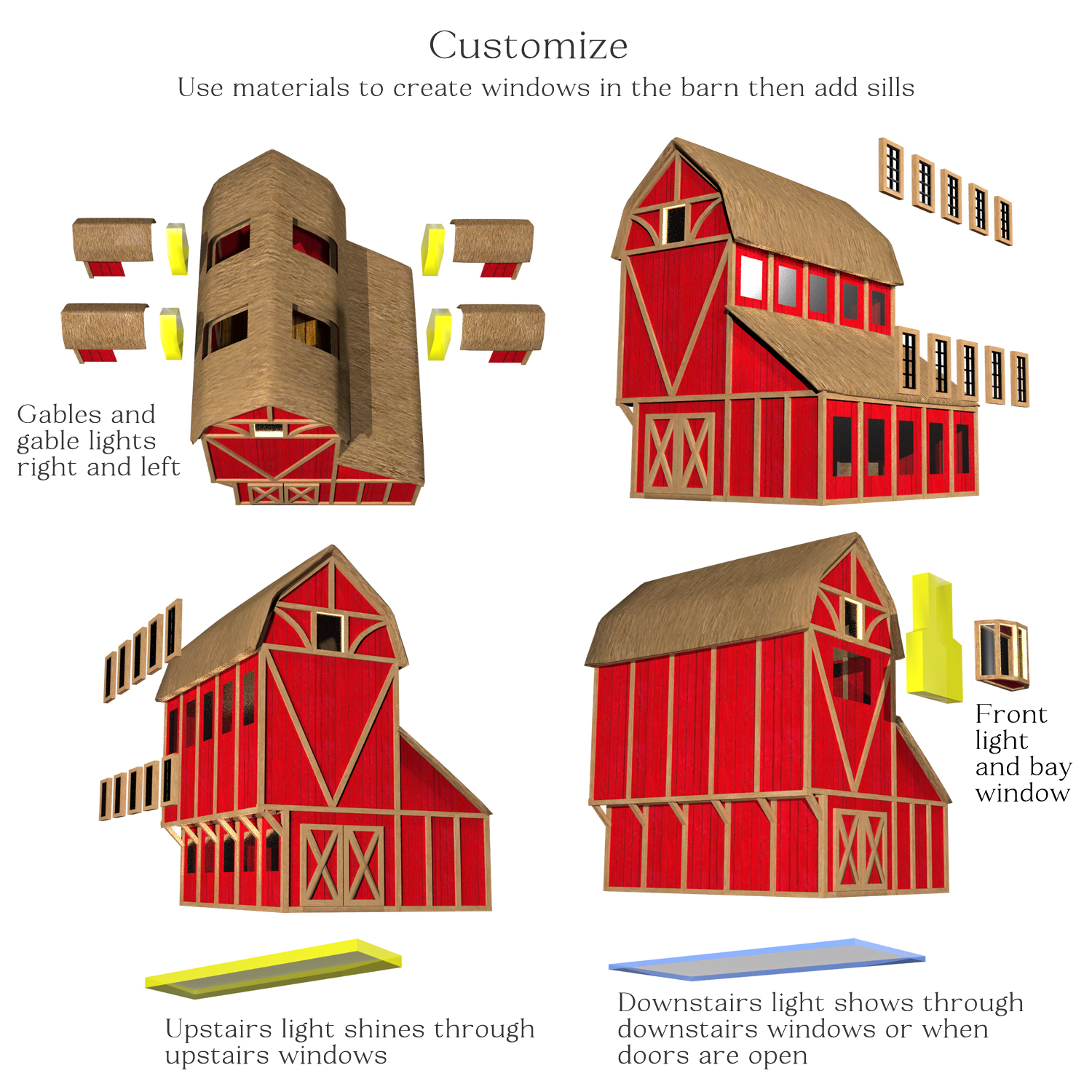 Barn House for Poser by N/A
