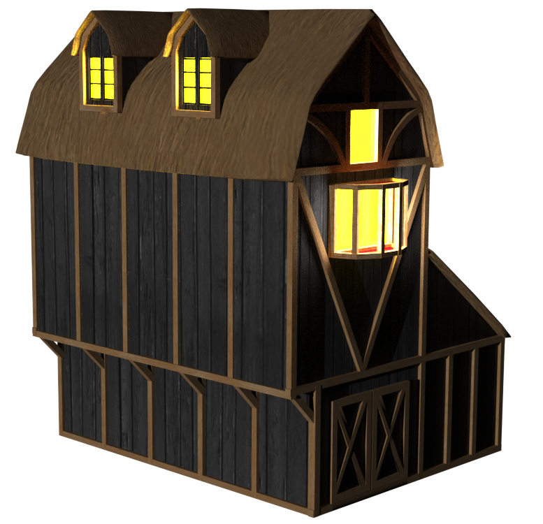Barn House for Poser by N/A