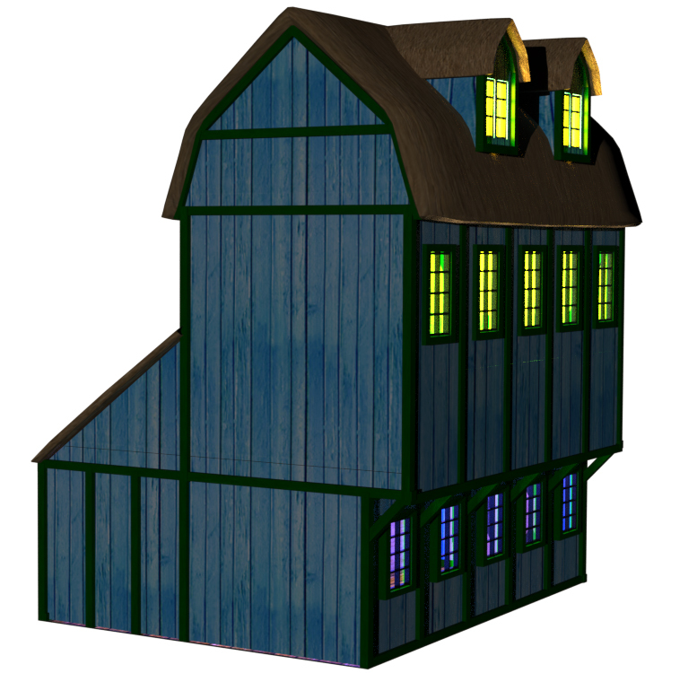 Barn House for Poser by N/A
