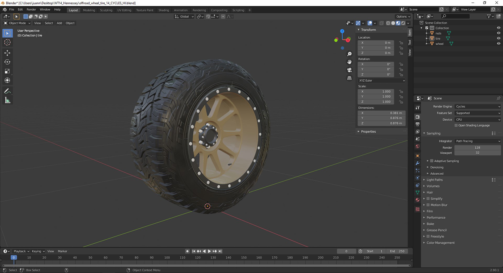 OFF ROAD WHEEL AND TIRE 14- EXTENDED LICENSE by N/A