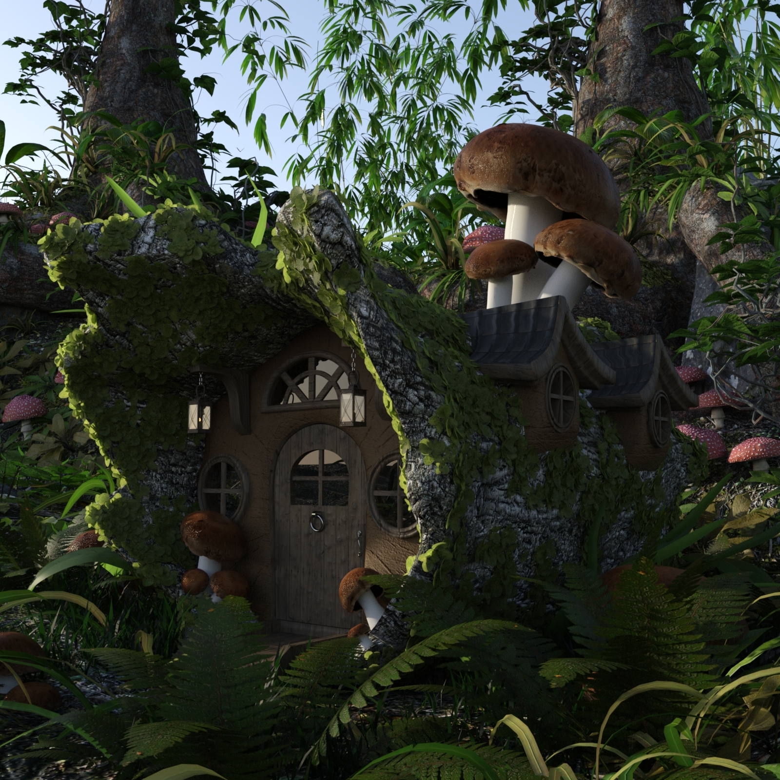 The Log House by N/A
