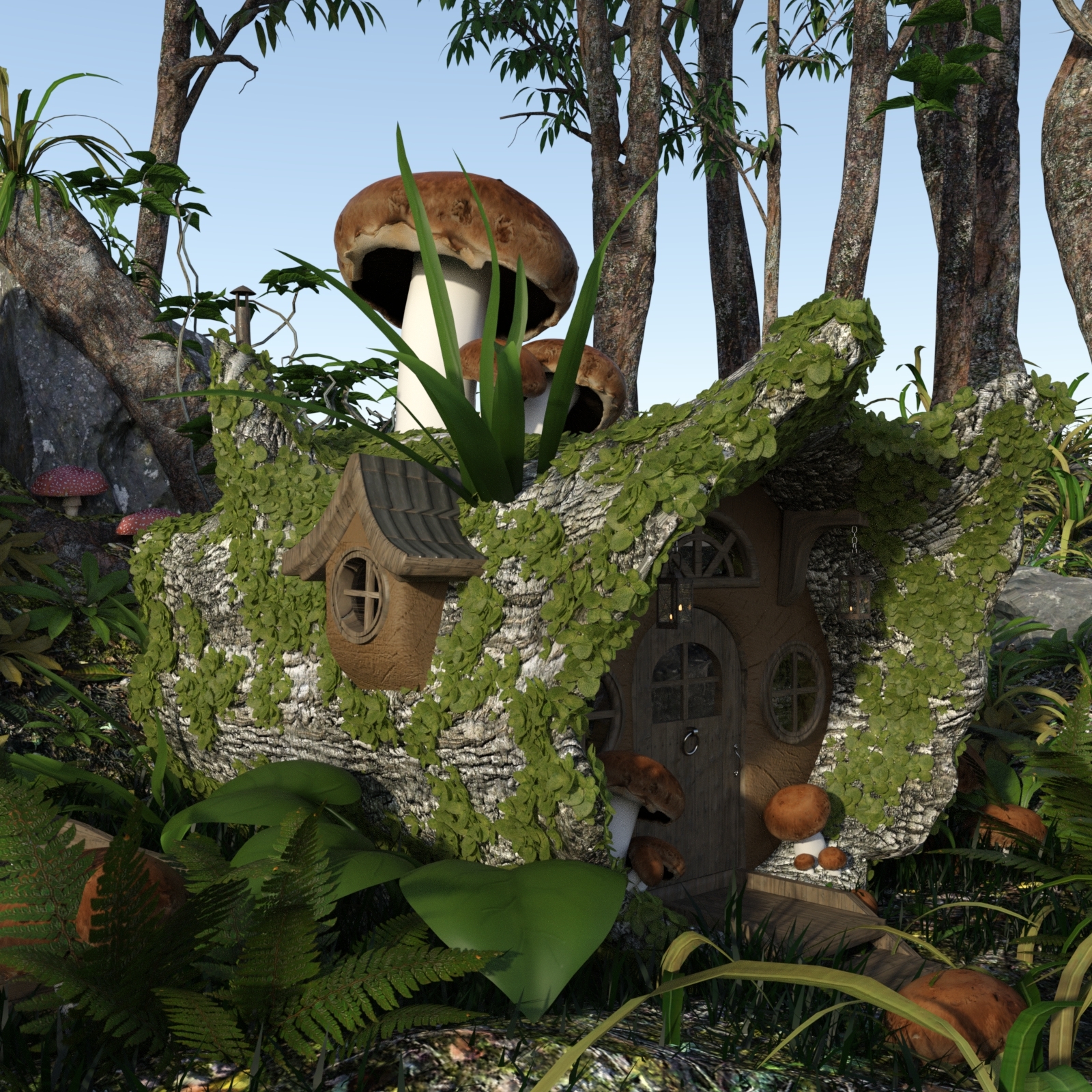 The Log House by N/A