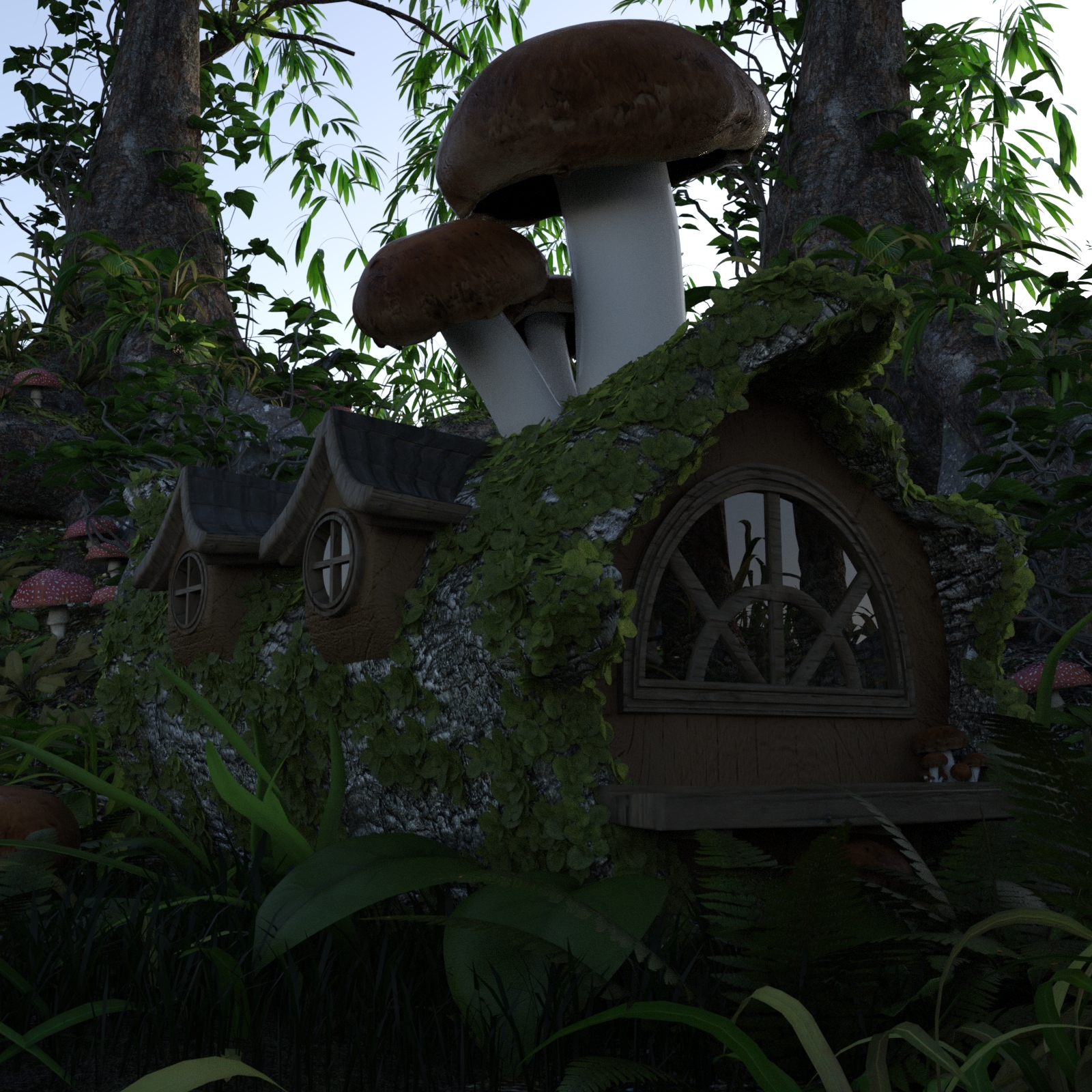 The Log House by N/A