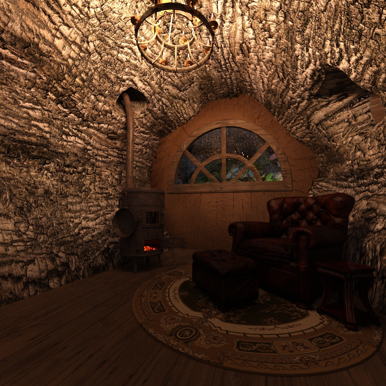 The Log House by N/A