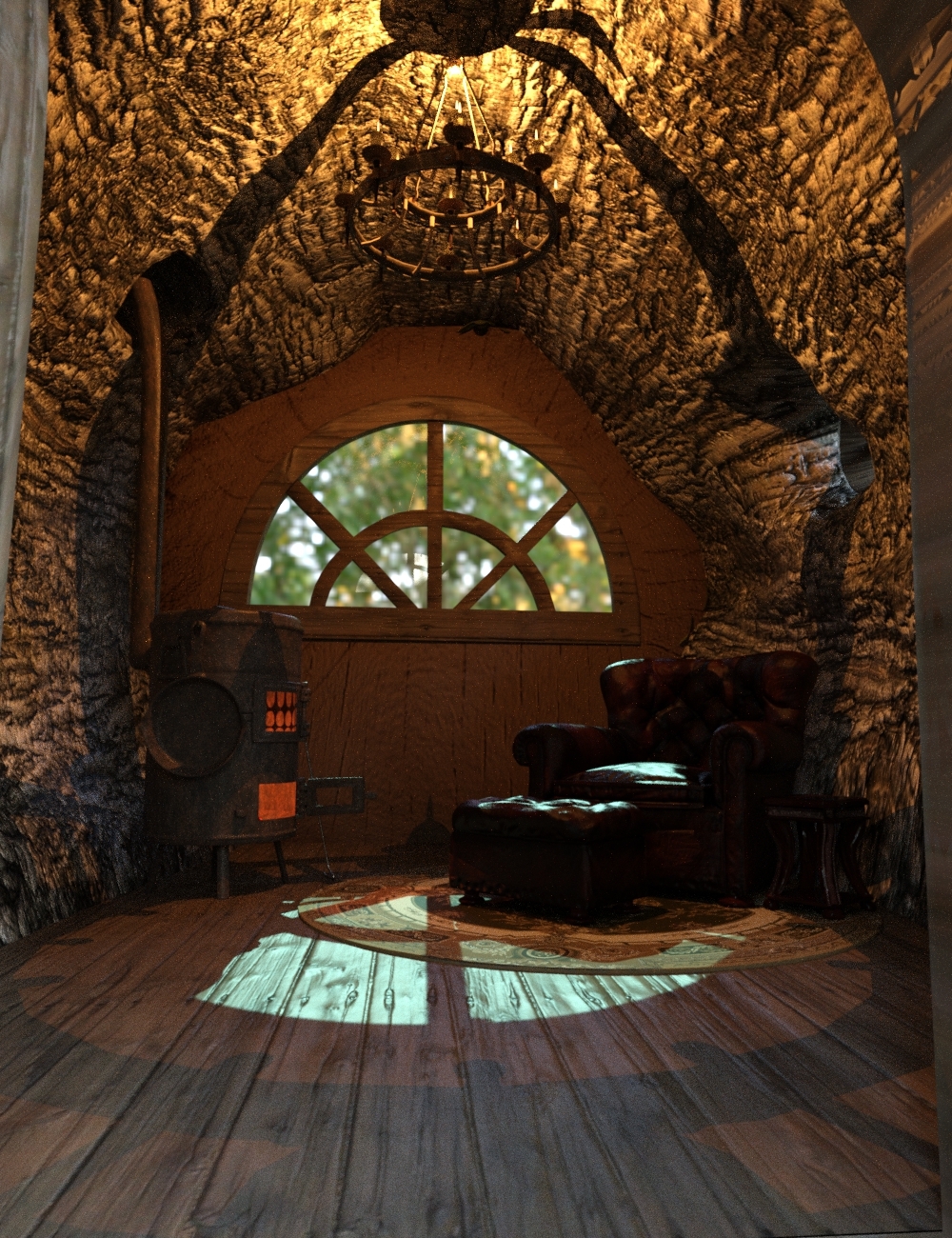 The Log House by N/A