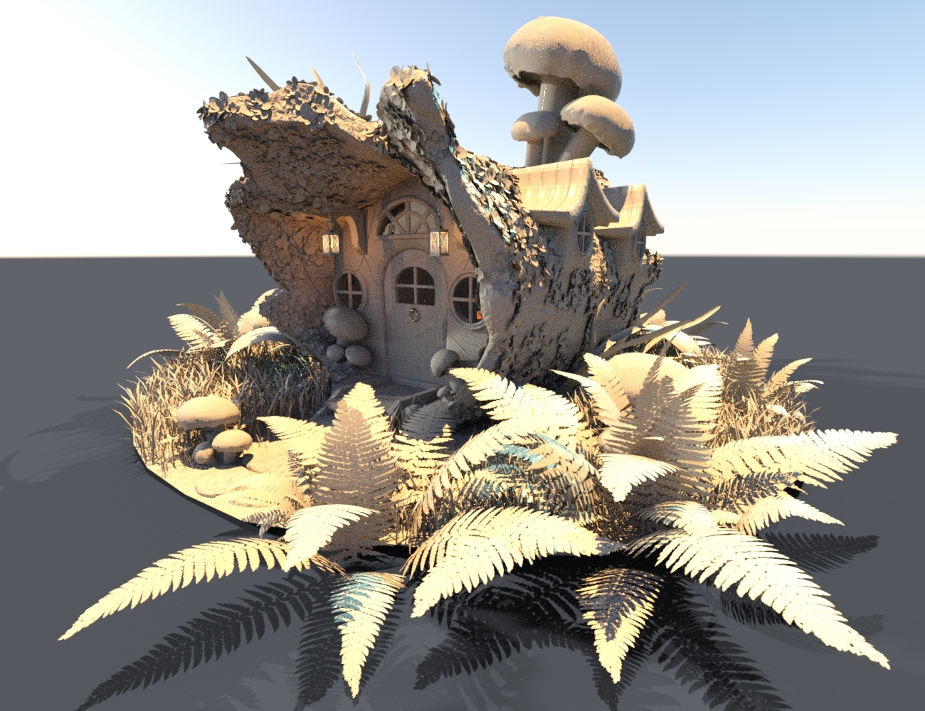 The Log House by N/A